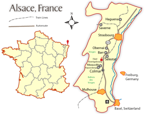 alsace-france-map